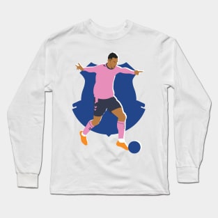 Dwight Mcneil Everton Celebration Collage Long Sleeve T-Shirt